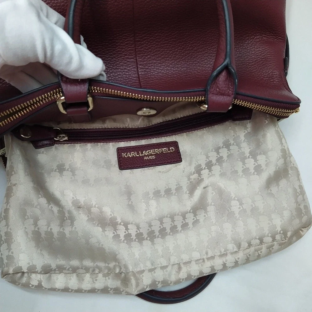 Karl Lagerfeld Maroon karl lagerfeld
